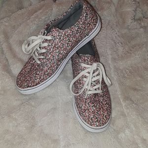 Van's floral sneakers